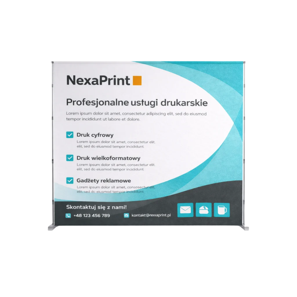 Roll-up i plakaty – druk wielkoformatowy