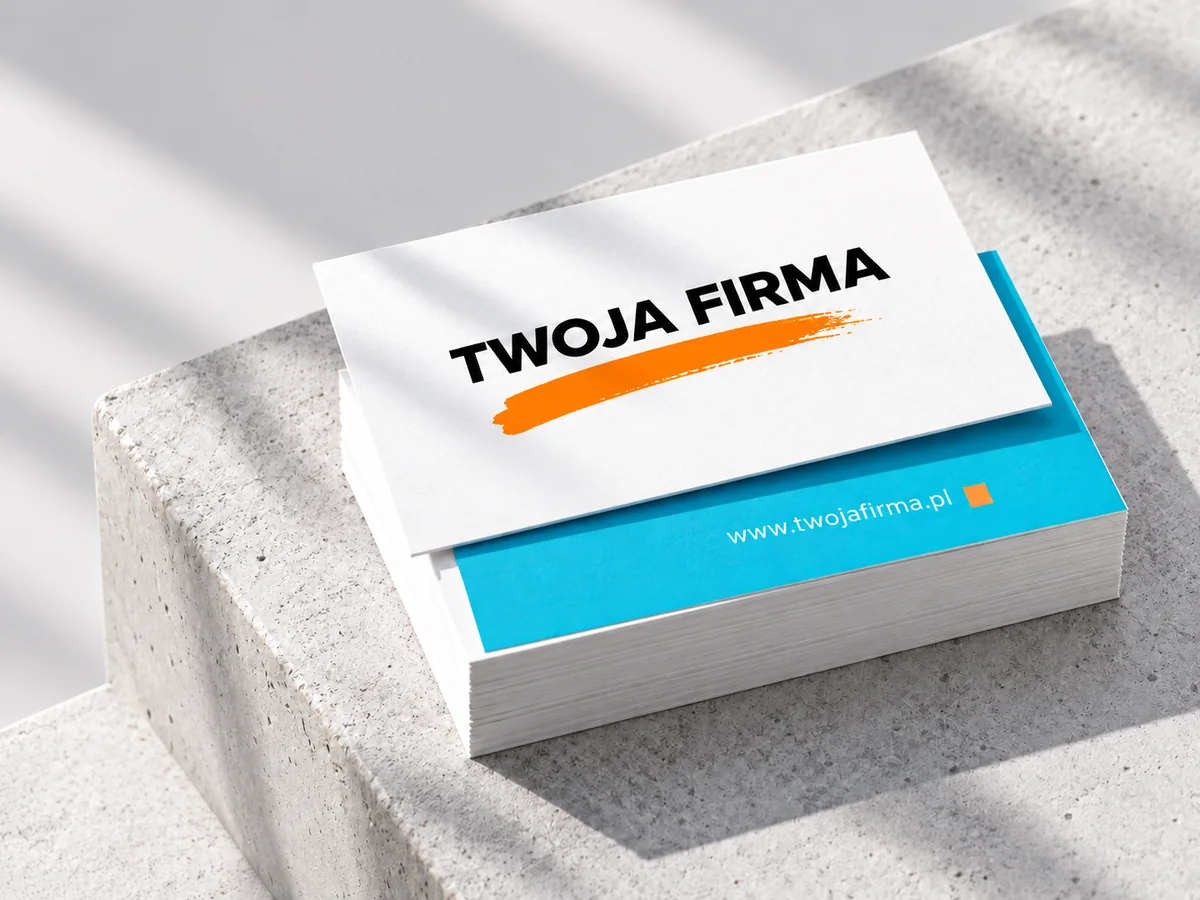Sklep Wizytówki i koszulka z logo Twoja Firma